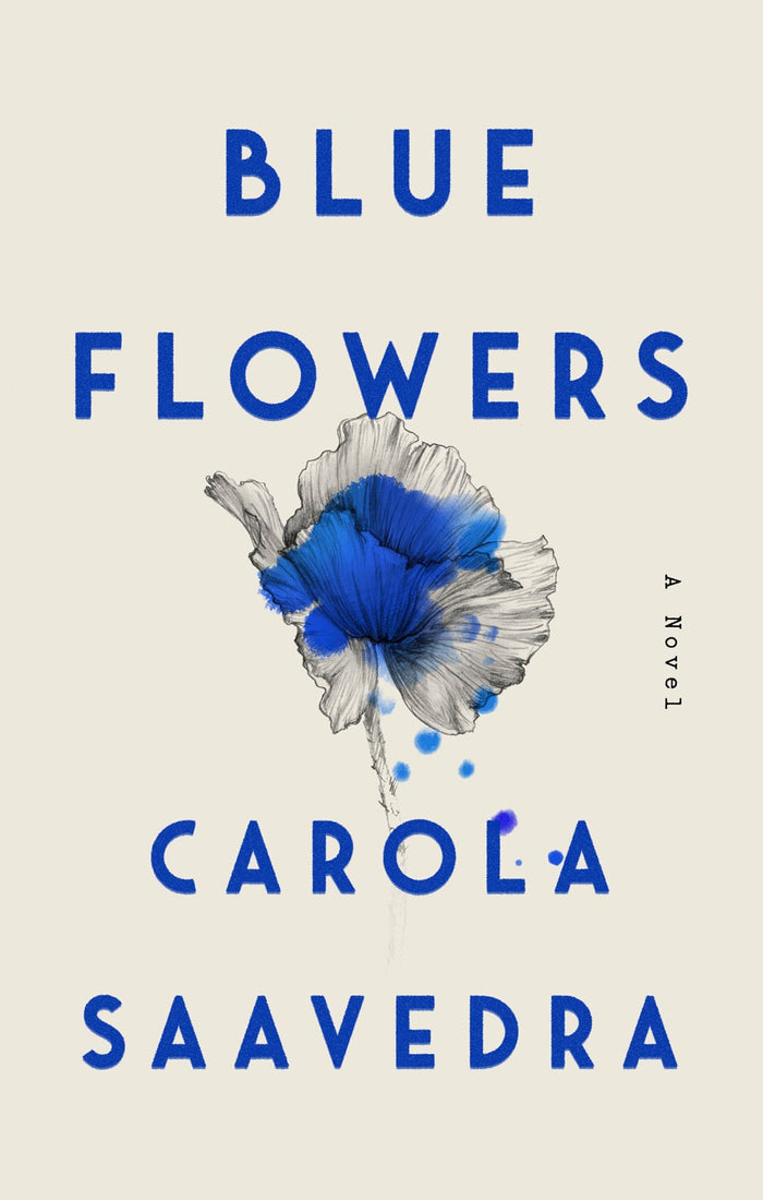 Blue Flowers;  Carola Saavedra